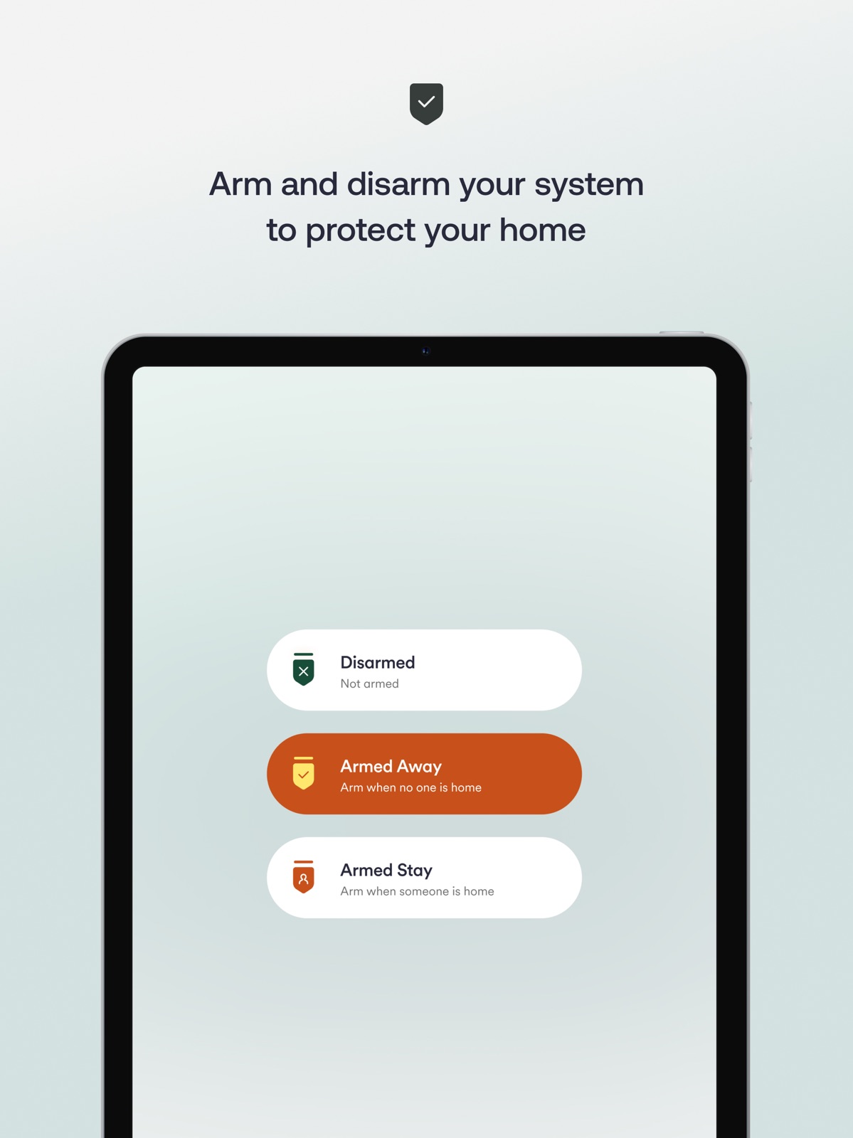 Vivint ipad screenshot 2