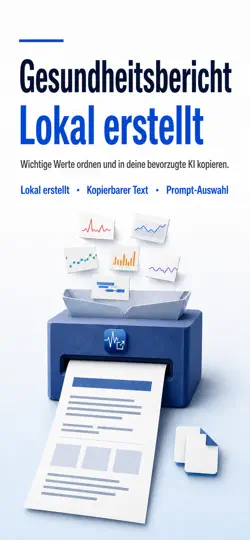 Screenshot von HealthExport Local auf dem iPhone 5
