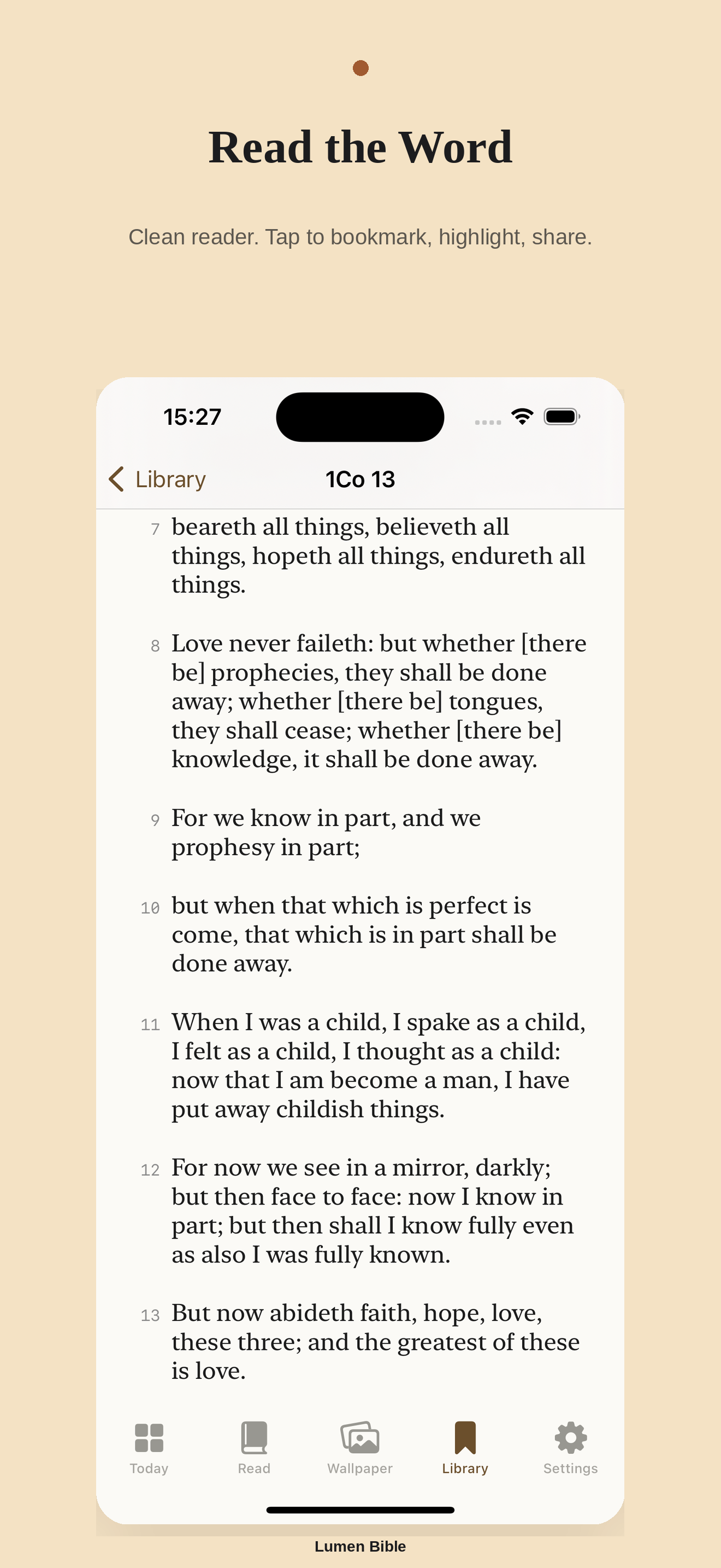Bible Widget: Daily Verse KJV