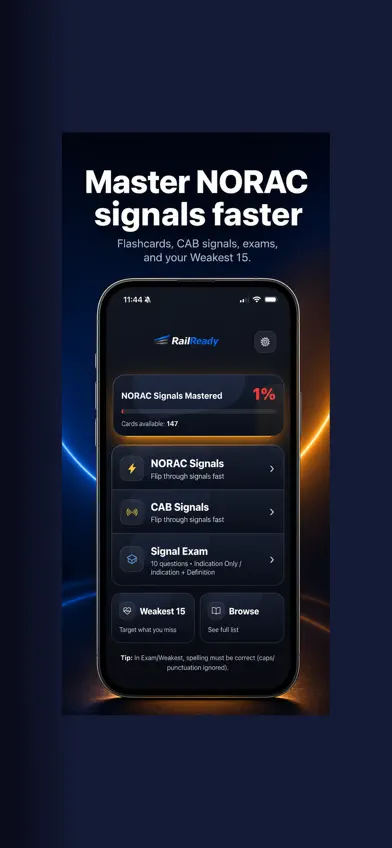 RailReady- NORAC Signal Study screenshot 1