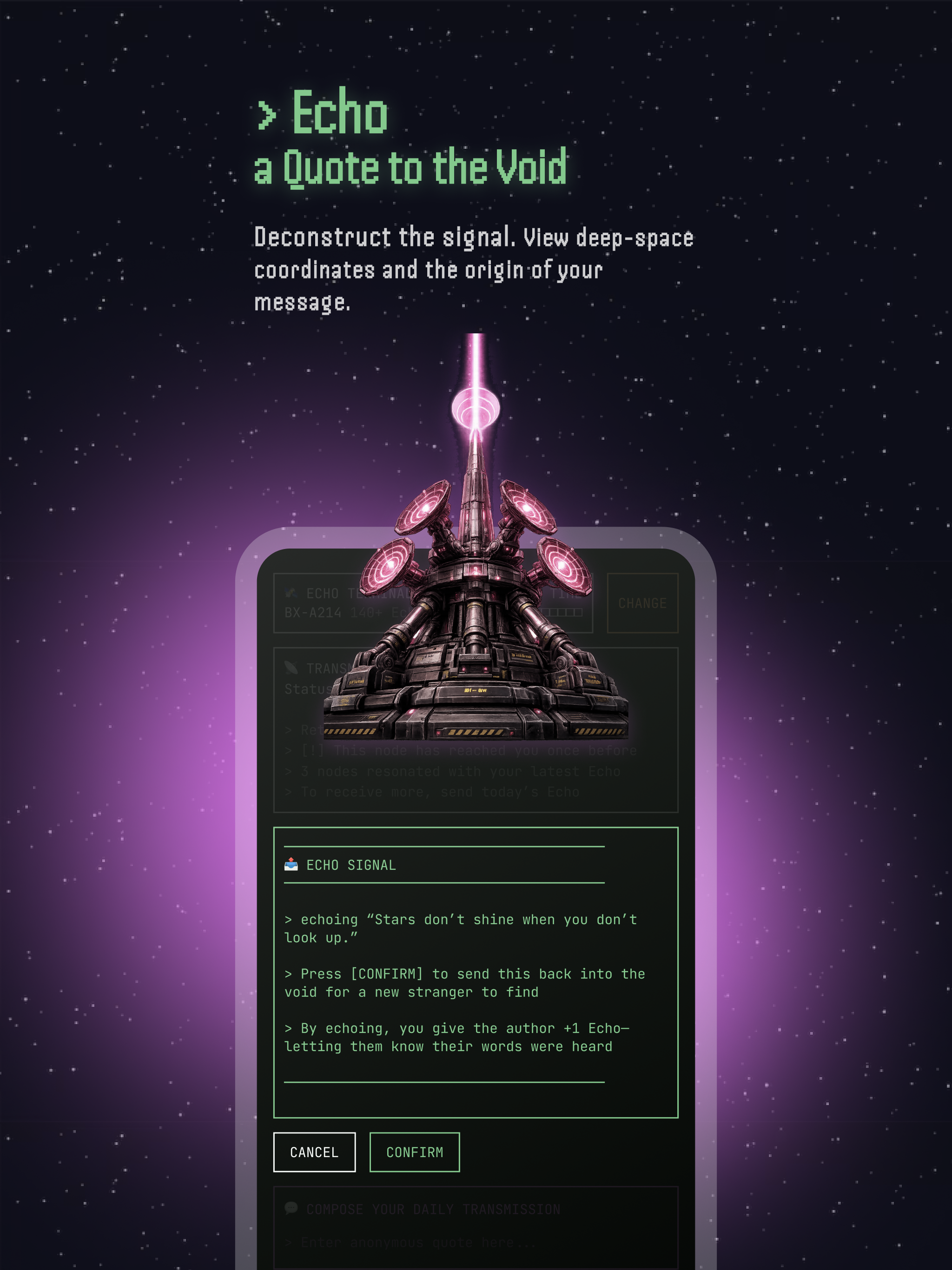 Echo Your Quote