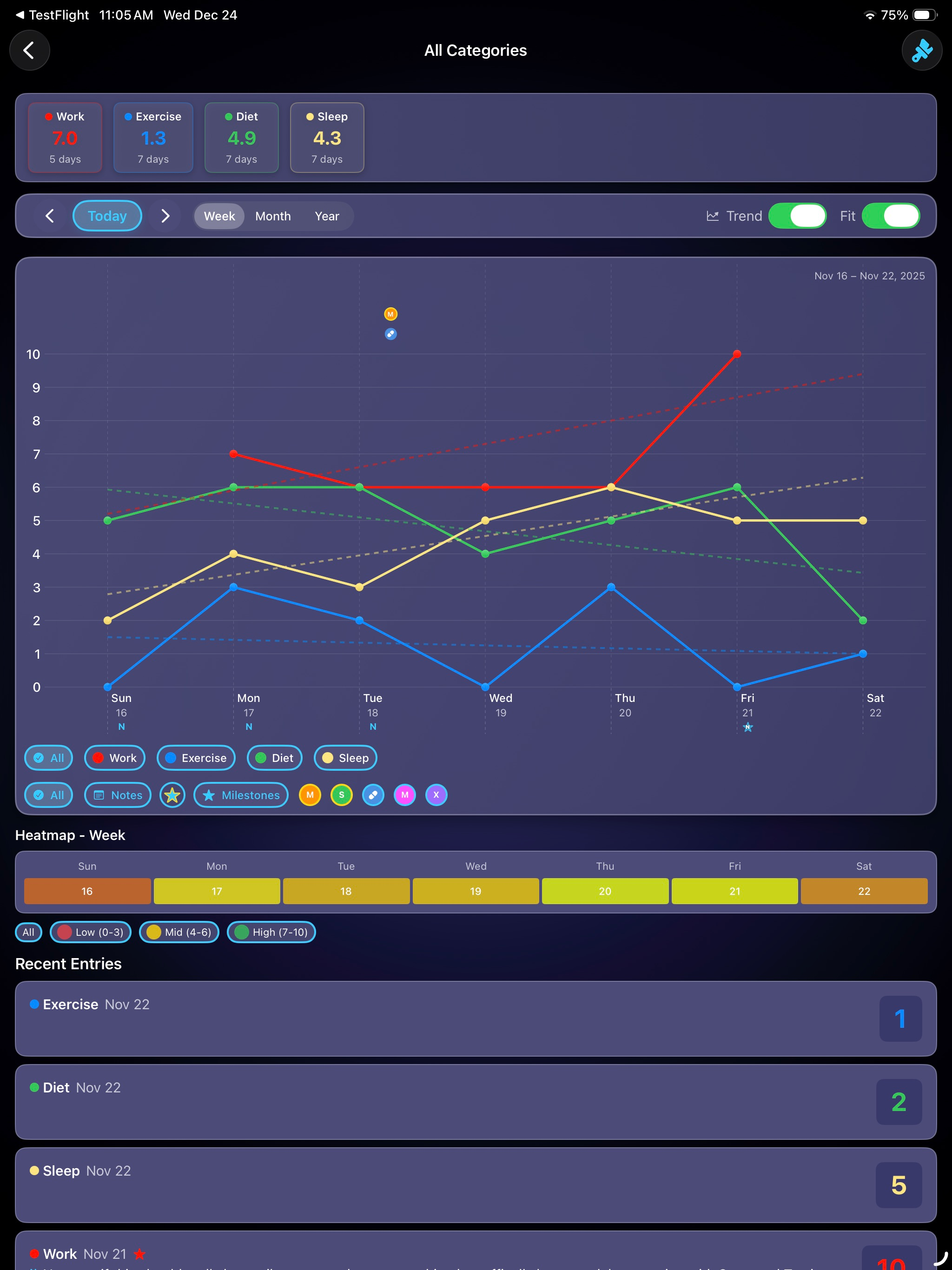 LikertLogger screenshot 9
