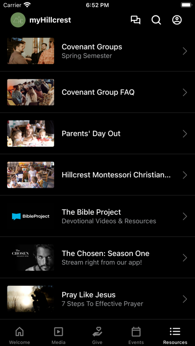 myHillcrest TN iPhone screenshot 4 - Lifestyle app