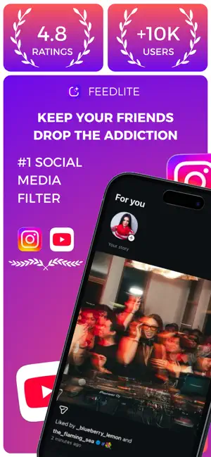 FeedLite - Block Reels&Shorts screenshot 1