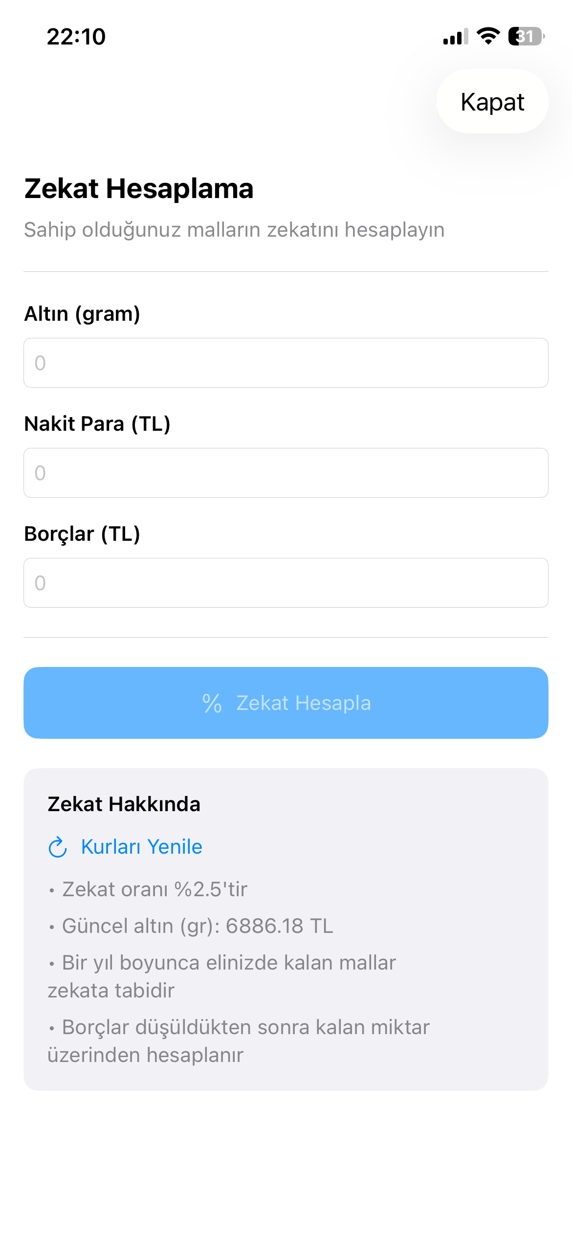 Namaz Takip - İbadet