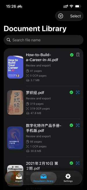 PDF2Words screenshot 2