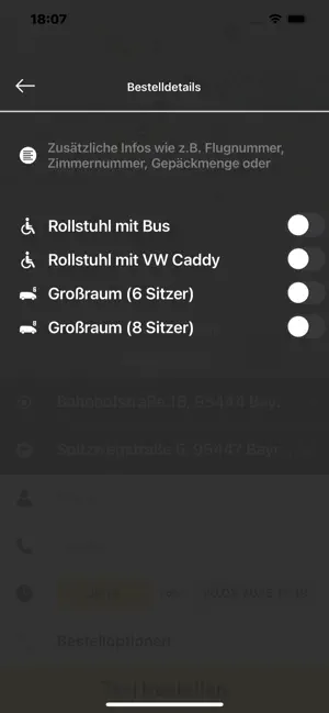 Taxi Kroter - Bayreuth screenshot 4