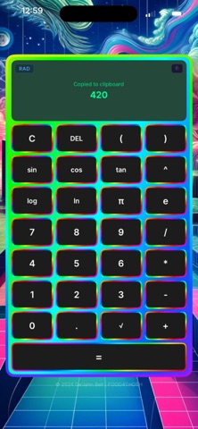 Glo-CALCULATO Screenshot 3 of 5