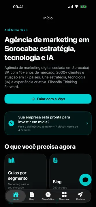 Agência Marketing Sorocaba Wys screenshot 1