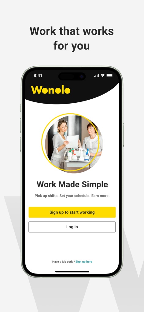 Wonolo - Business App | MWM