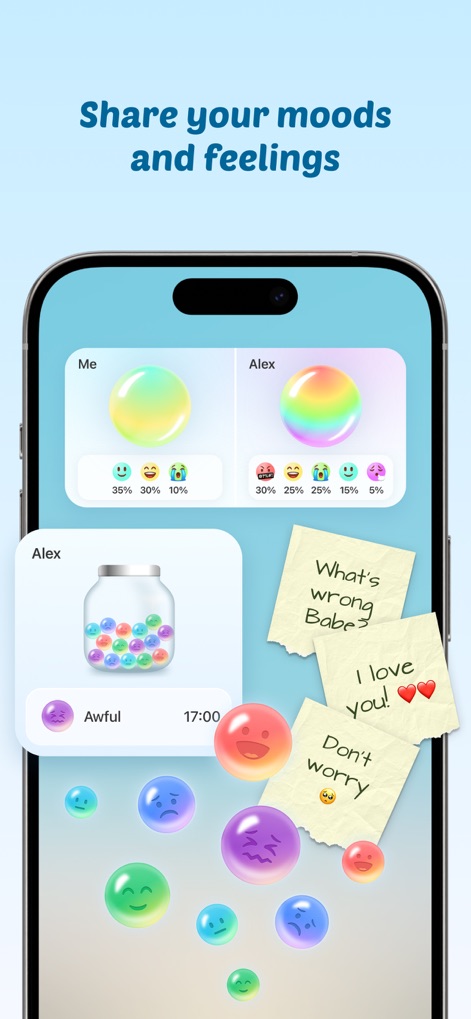 Widgetable: Besties & Couples - Compartilhe Seus Humores