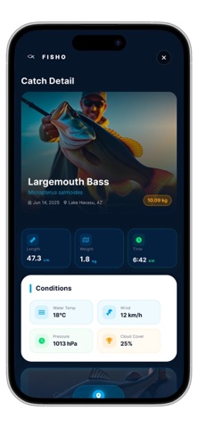 FISHO | Fishing Radar iPhone screenshot