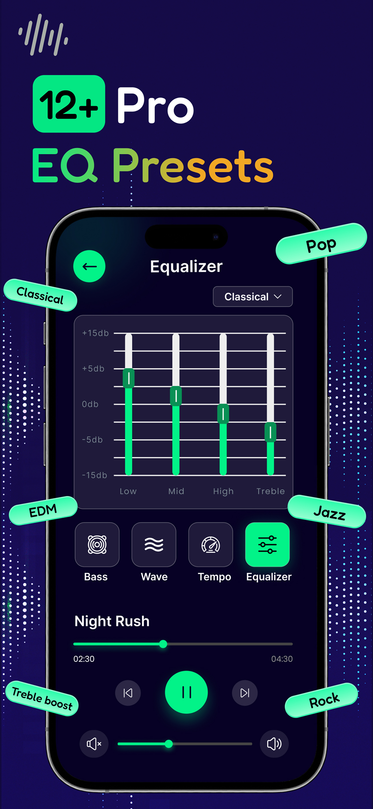 Bass Booster - Volume Boost EQ screenshot 3