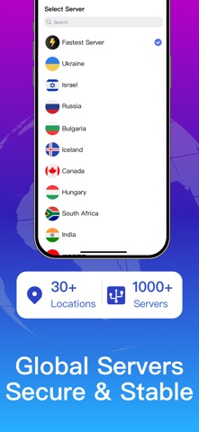 FlammaVPN-Fast Secure VPN iPhone screenshot