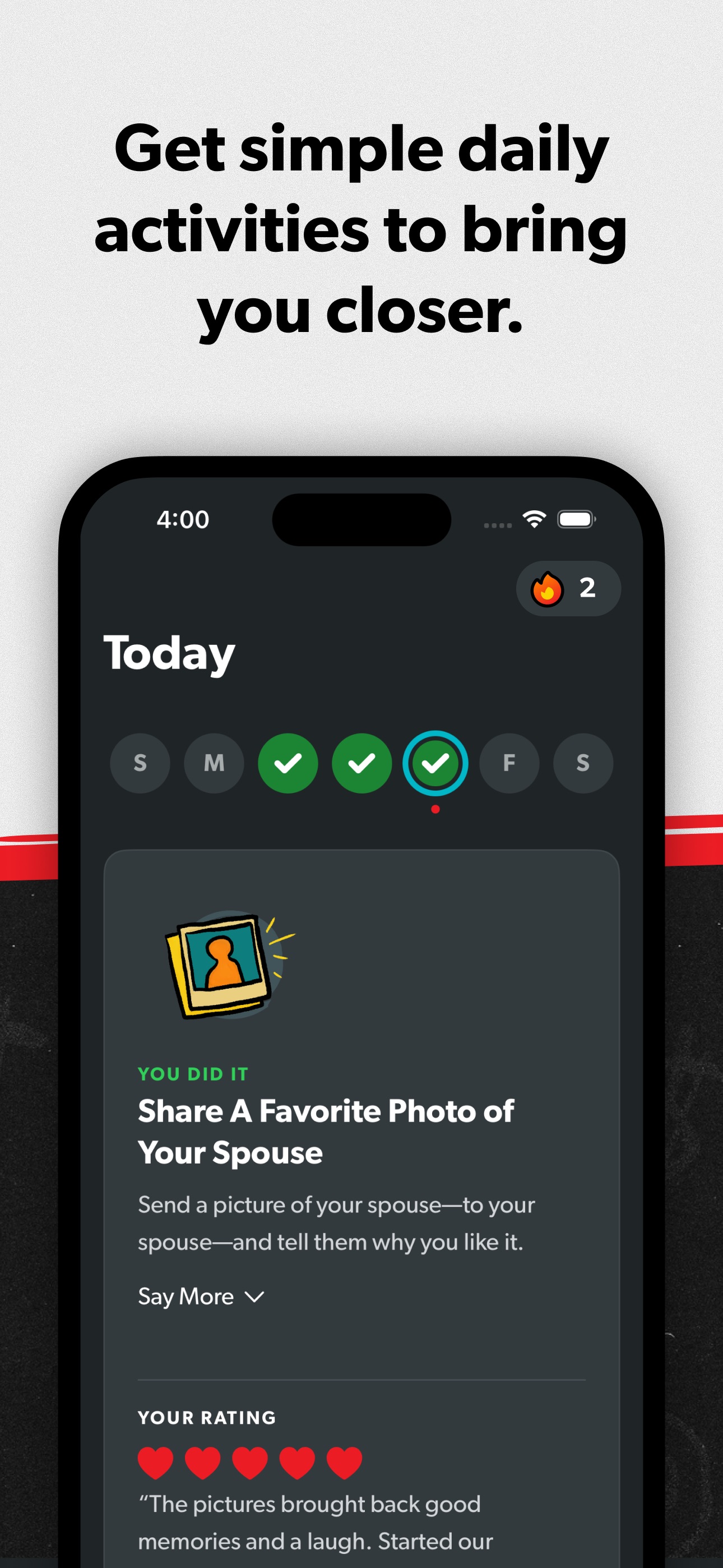 Together: Daily Marriage App screenshot 2