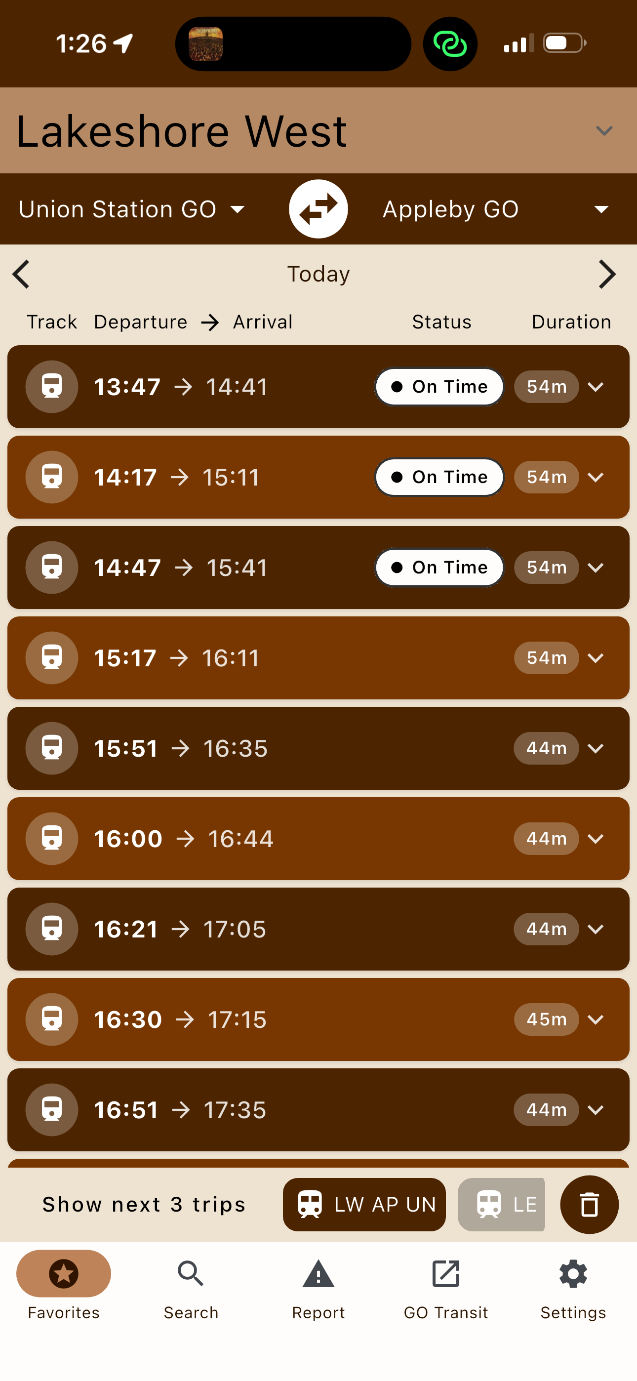 Go Rider - Train Schedules screenshot 8