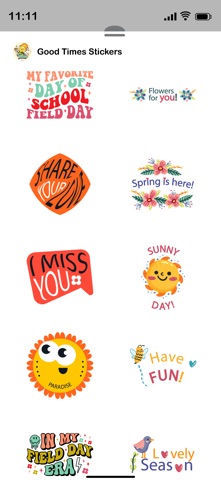 Good Times Stickers! screenshot