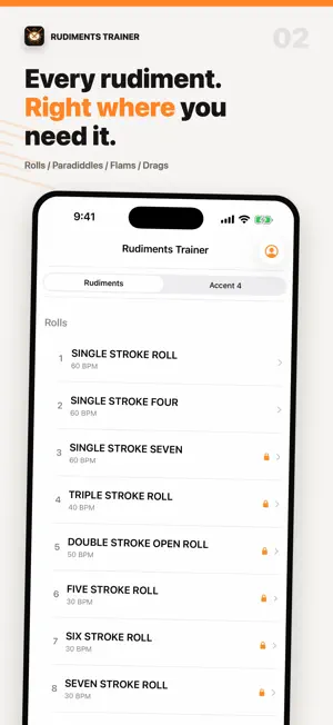 Rudiments Trainer screenshot 2
