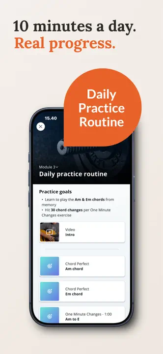 Justin Guitar Lessons & Songs : capture d’écran 6 sur 9