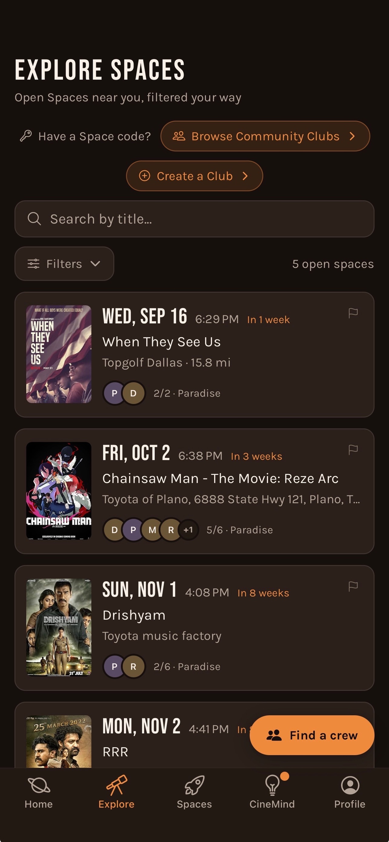 Screenshot 6 of Moviespaces