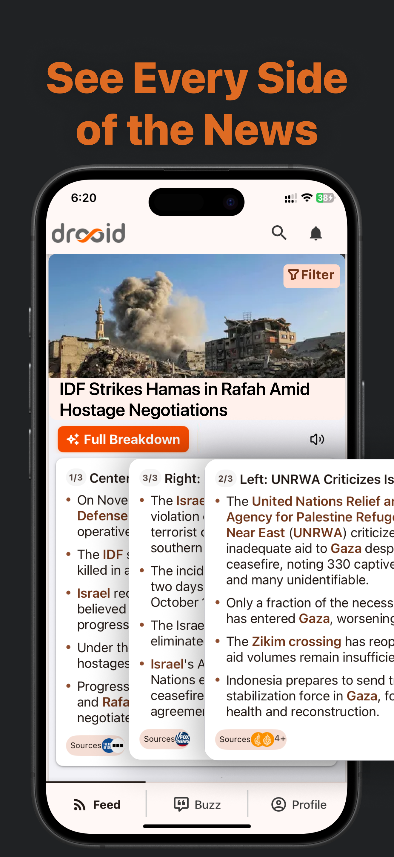 Drooid: News from all sides