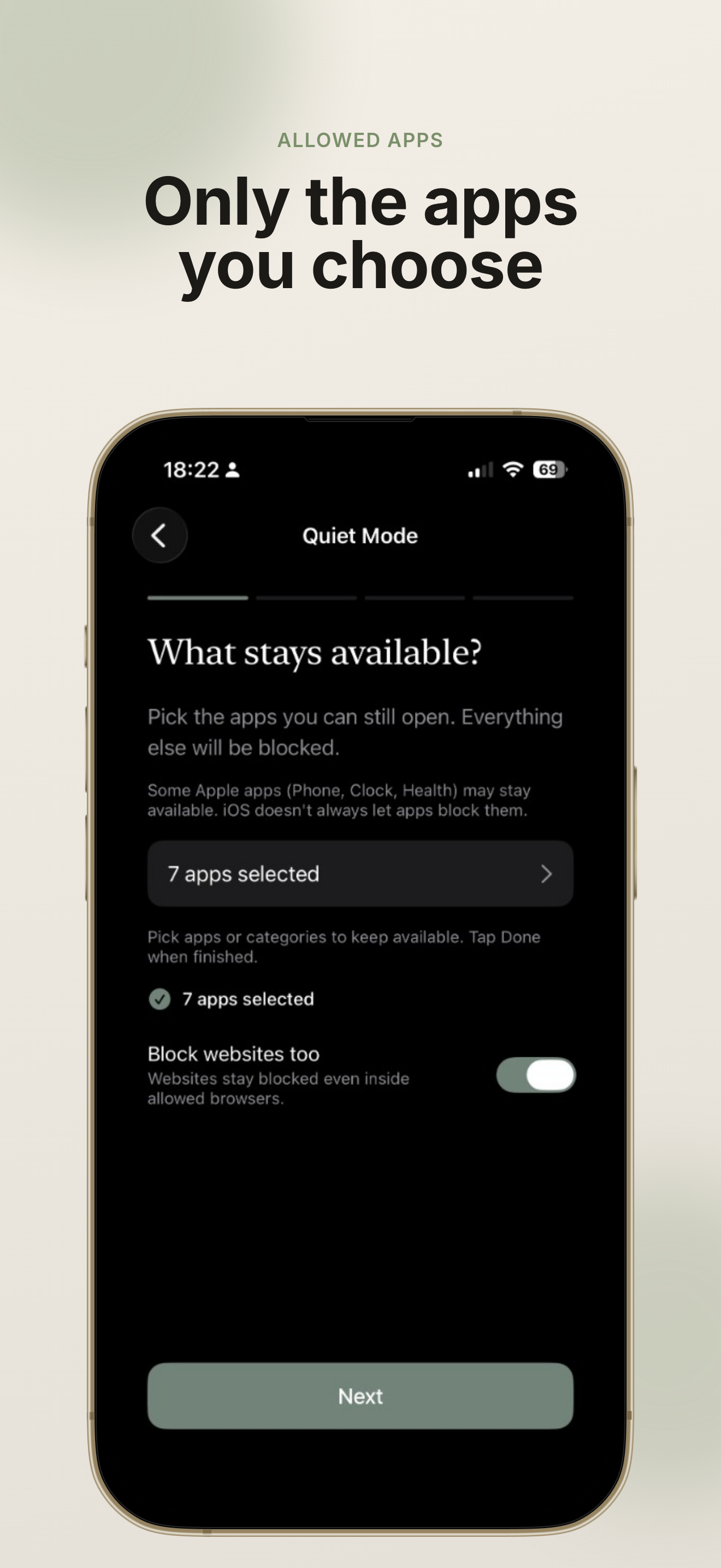 Quiet: App Blocker screenshot 2