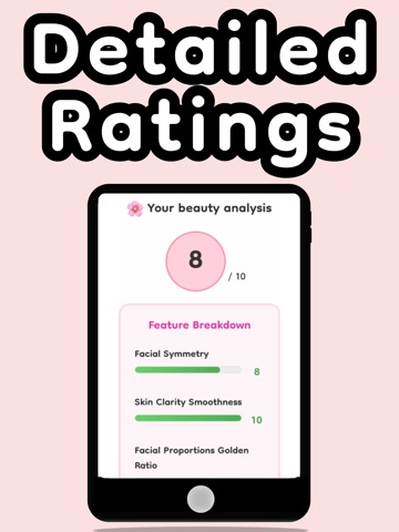 Face rating and Glow up - Beau iPad screenshot
