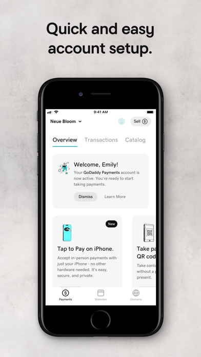 GoDaddy: POS & Tap to Pay Screenshot