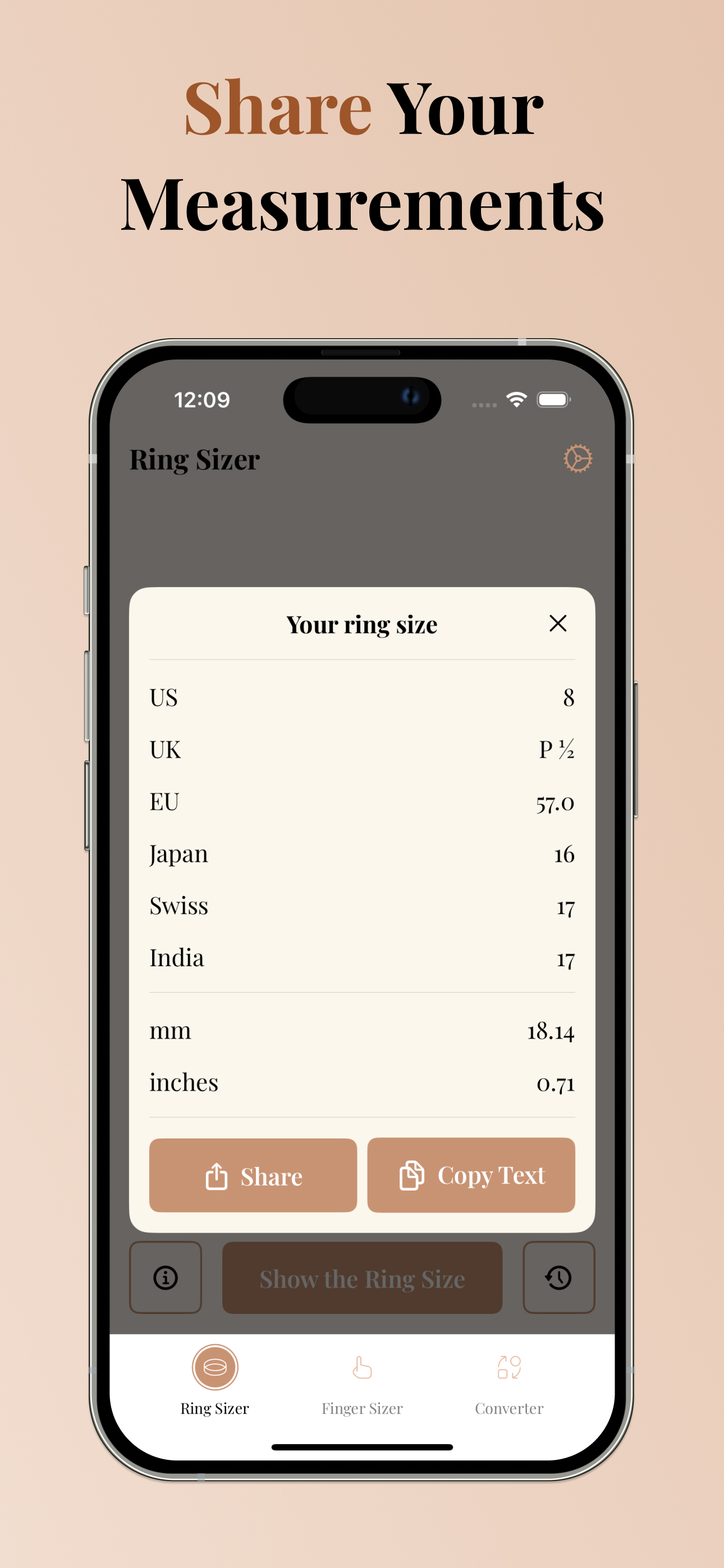 Ring Sizer: Size & Measure App screenshot 5