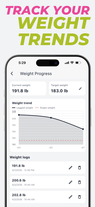 NutriChat Calorie Tracker Screenshot 4 of 6