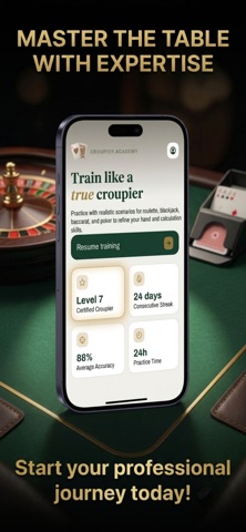 CroupierAcademy iPhone screenshot