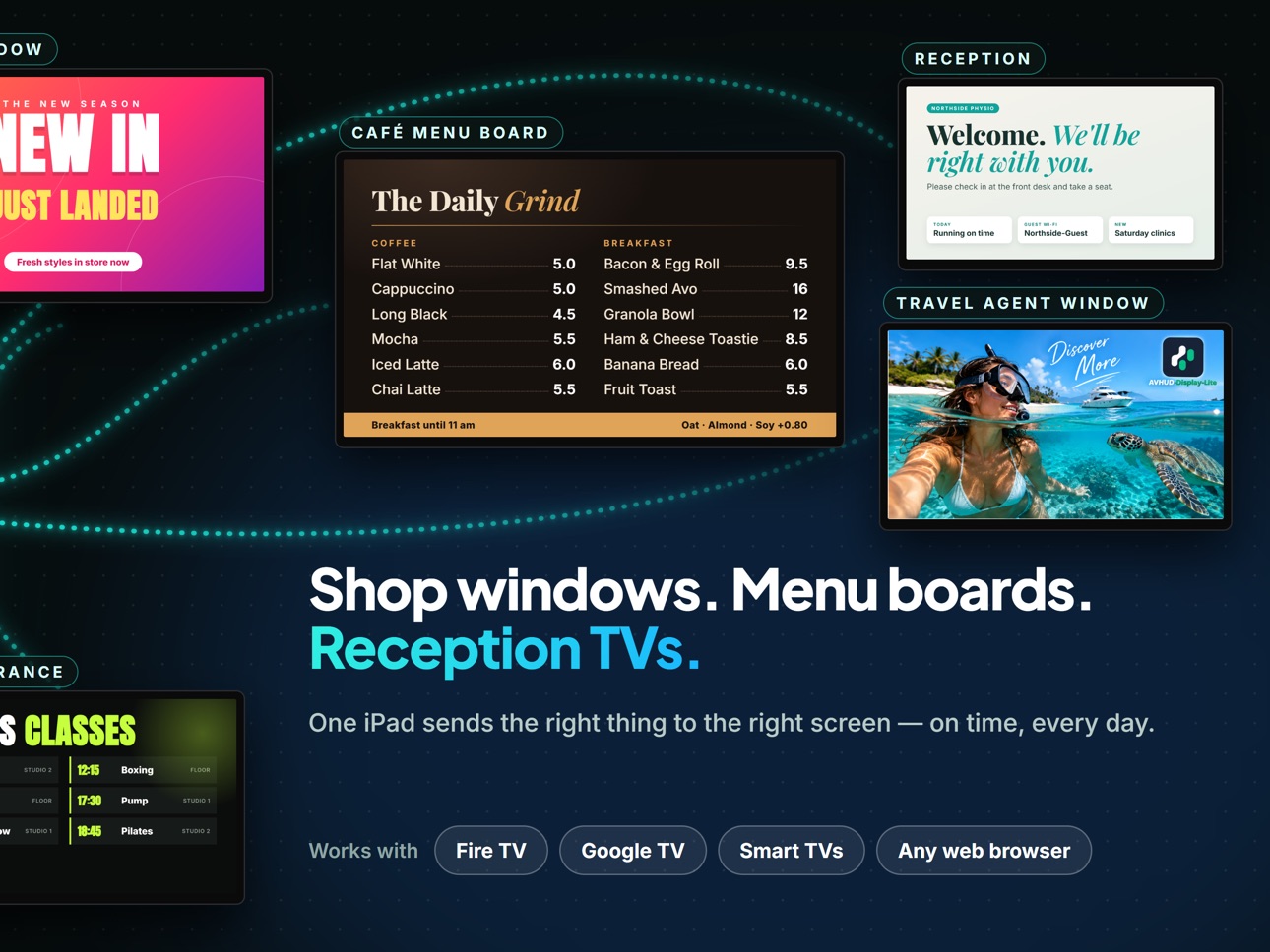 Screenshot 2 of AVHUD Digital Signage