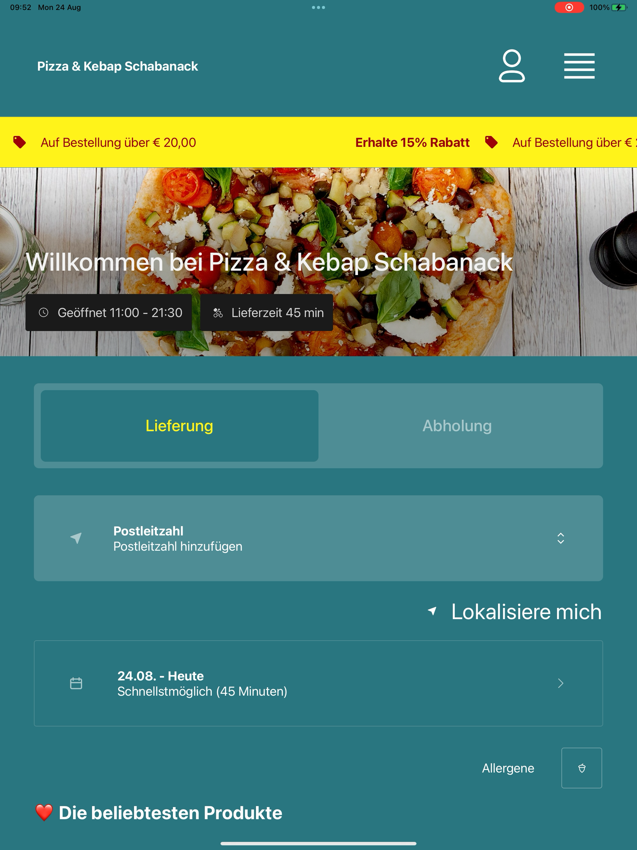 Pizza & Kebap Schabanack screenshot 10