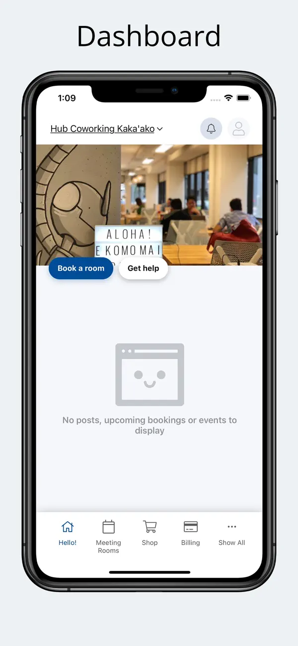 Screenshot #1 pour Hub Coworking