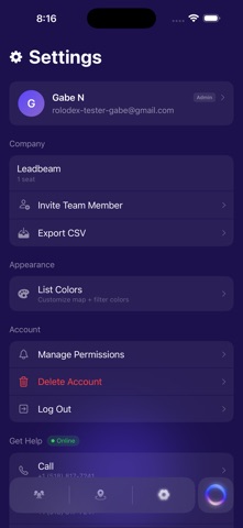 Leadbeam CRM: For Field Teams screenshot