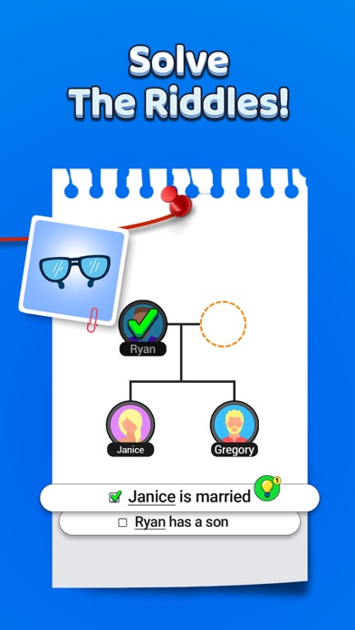 Family Tree! - Logic Puzzles Hack [ Debug Menu ] screenshot 2 - game app interface