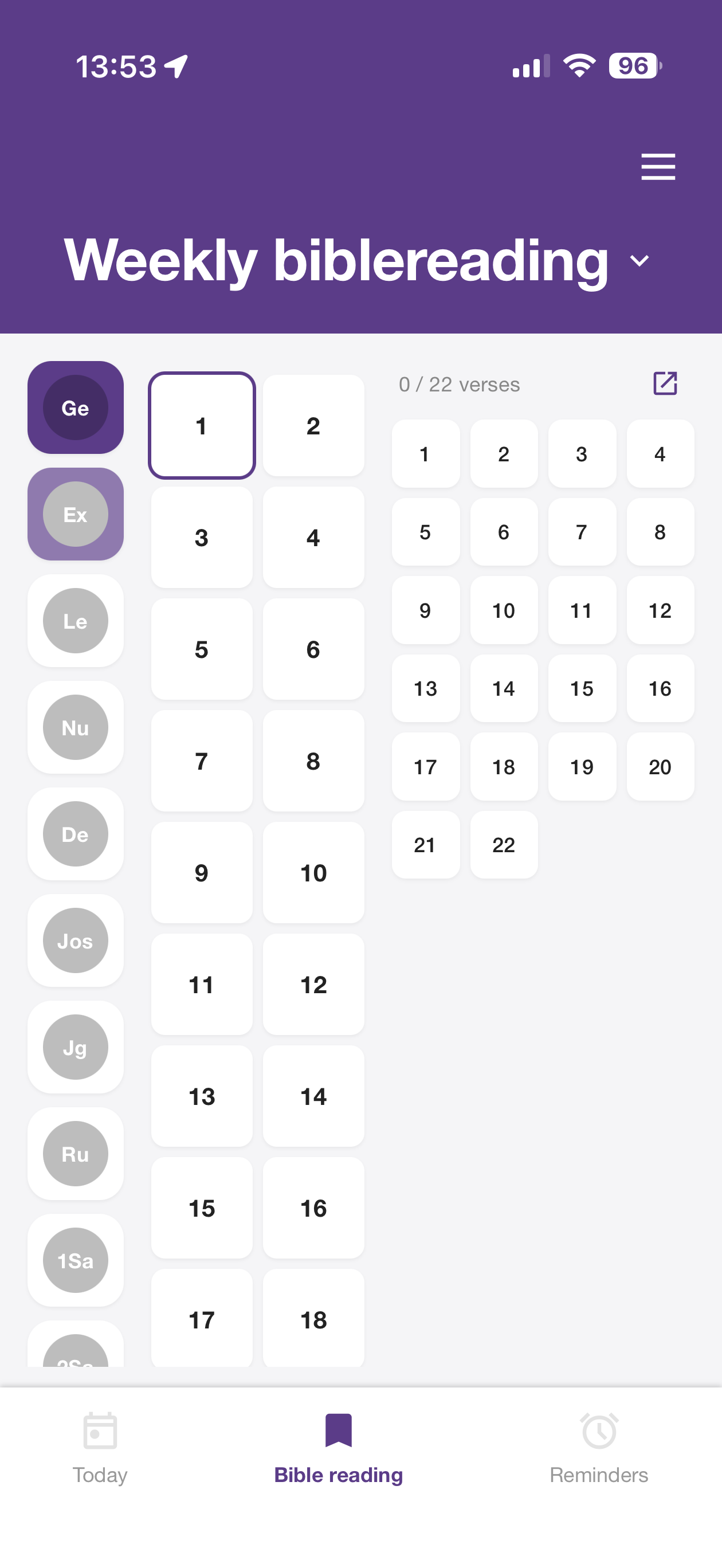Bible.Reading.Tracker screenshot 2