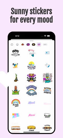 Miami Vibes Stickers screenshot
