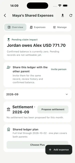 Shared Ledger screenshot 1