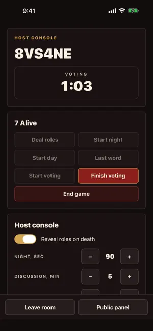 Mafia — Party Game Host screenshot 2