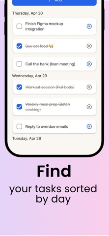Taskly: Minimal Todo List Screenshot 2 of 3