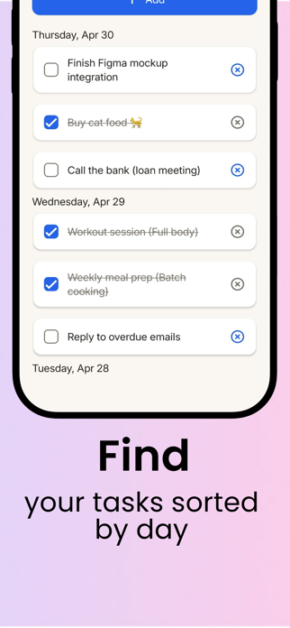 Taskly: Minimal Todo List Screenshot 2 of 3