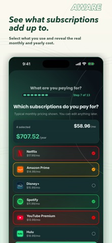 DueZen: Bills & Subscriptions iPhone screenshot