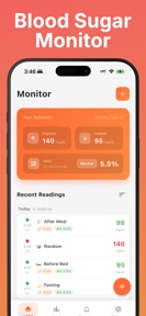 Blood Sugar Monitor+ screenshot