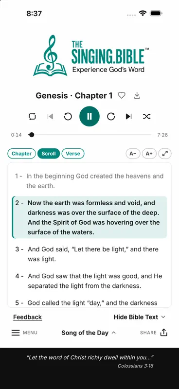 TheSinging.Bible screenshot 4 of 5