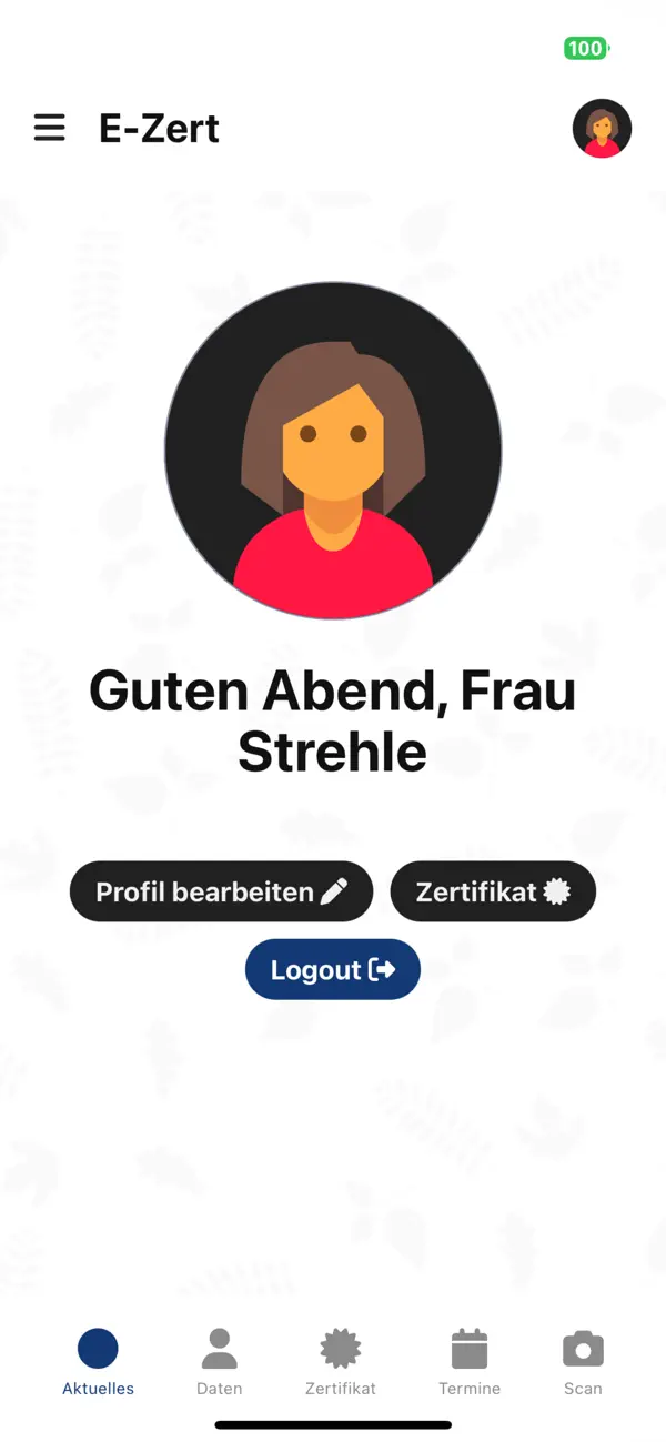 Screenshot #1 pour E-Zert Portal