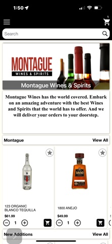 Montague Wines & Spirits Screenshot 1 of 4