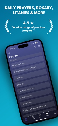 Daily Catholic Prayer: Rosary iPhone screenshot 1
