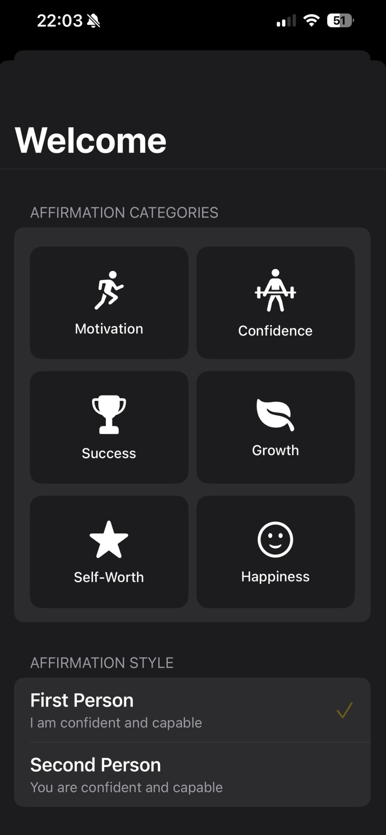 AURA: Your daily affirmations screenshot 3