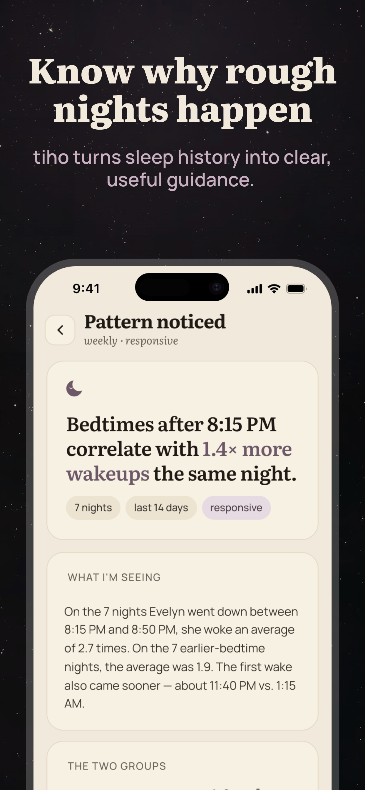 baby sleep tracker - tiho screenshot 3